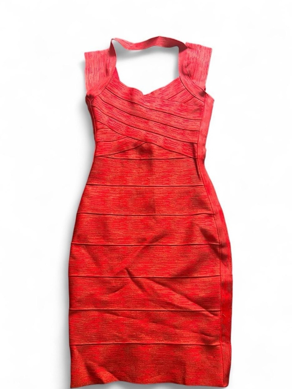 Red Sleeveless Bodycon Dress